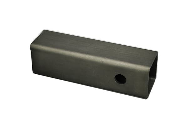 Black Square Tube Connector